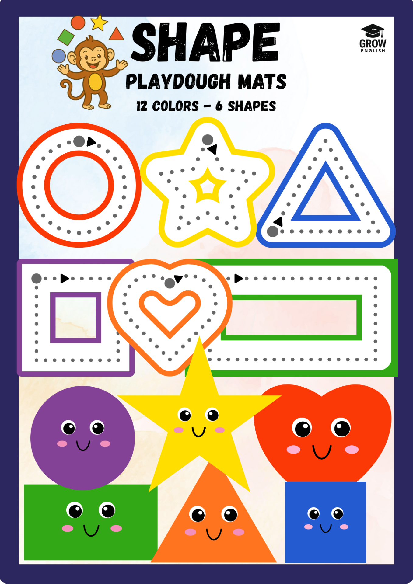 Tvary z plastelíny – pracovní listy pro děti