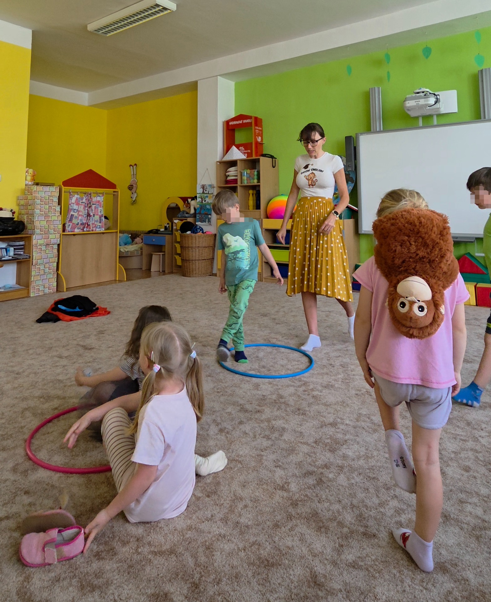 Angličtina pro děti ve školce – výuka formou her, pohybu a zábavných aktivit v GROW English.